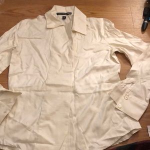 Cream button down